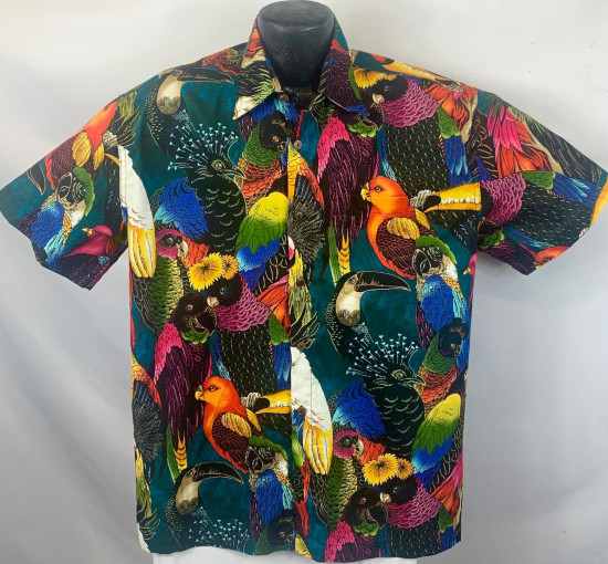 Parrot , Bird,and Parrothead  Hawaiian shirts and Aloha Shirts